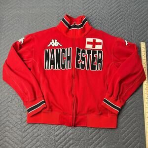 Y2K Kappa Manchester full zip track jacket mens large